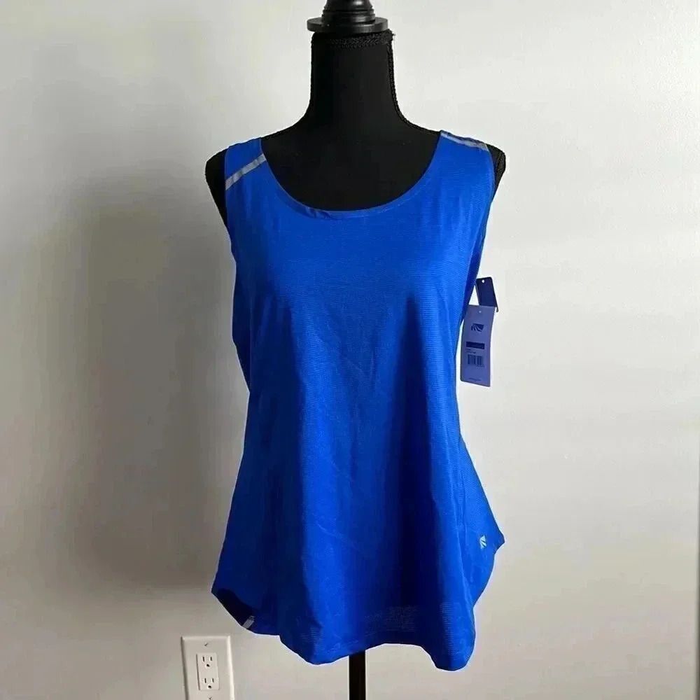 NWT Marika Blue and silver Infinity Singlet